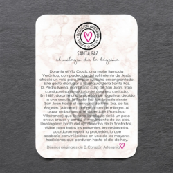 Pulsera modelo SANTA FAZ de cuero | Dcorazon