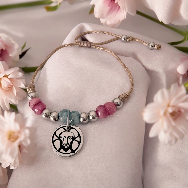 Preciosa pulsera personalizada con LA SANTA FAZ | Dcorazón