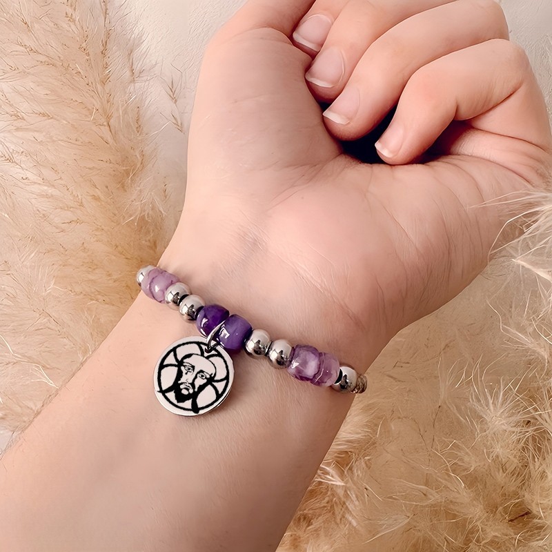 Preciosa pulsera personalizada con LA SANTA FAZ | Dcorazón