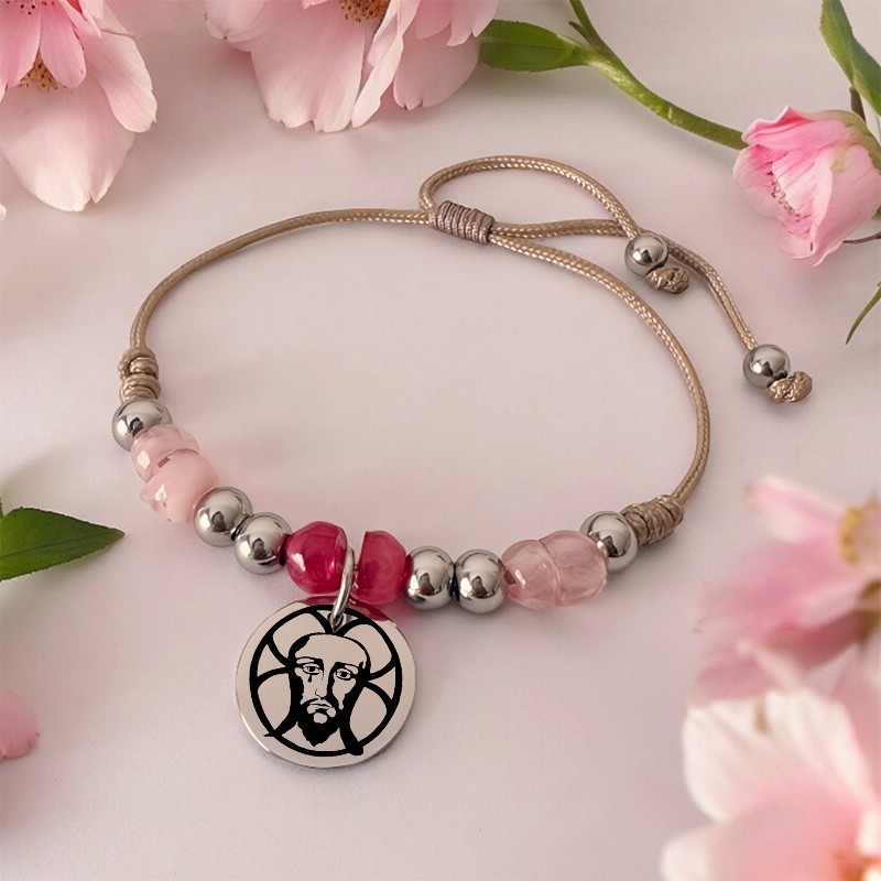 Preciosa pulsera personalizada con LA SANTA FAZ | Dcorazón
