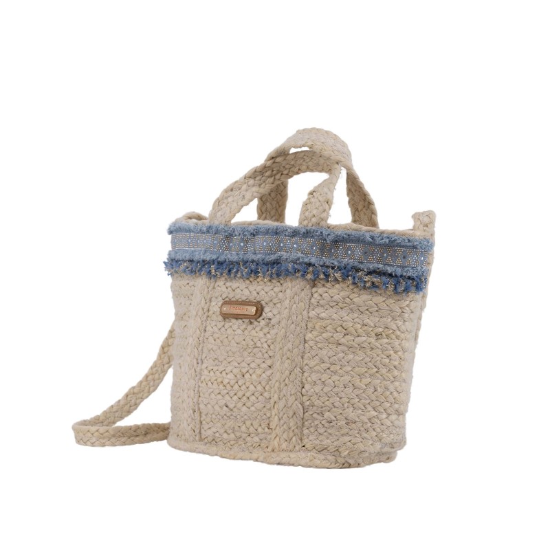 Bolso Simó Sastre, modelo Alina, colección yute 2025.