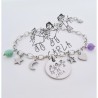 Pulsera de cadena personalizada con dibujo infantil |Dcorazon