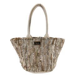 Bolso Hobo Trenzado Simó Sastre, modelo Briana, colección yute 2025.