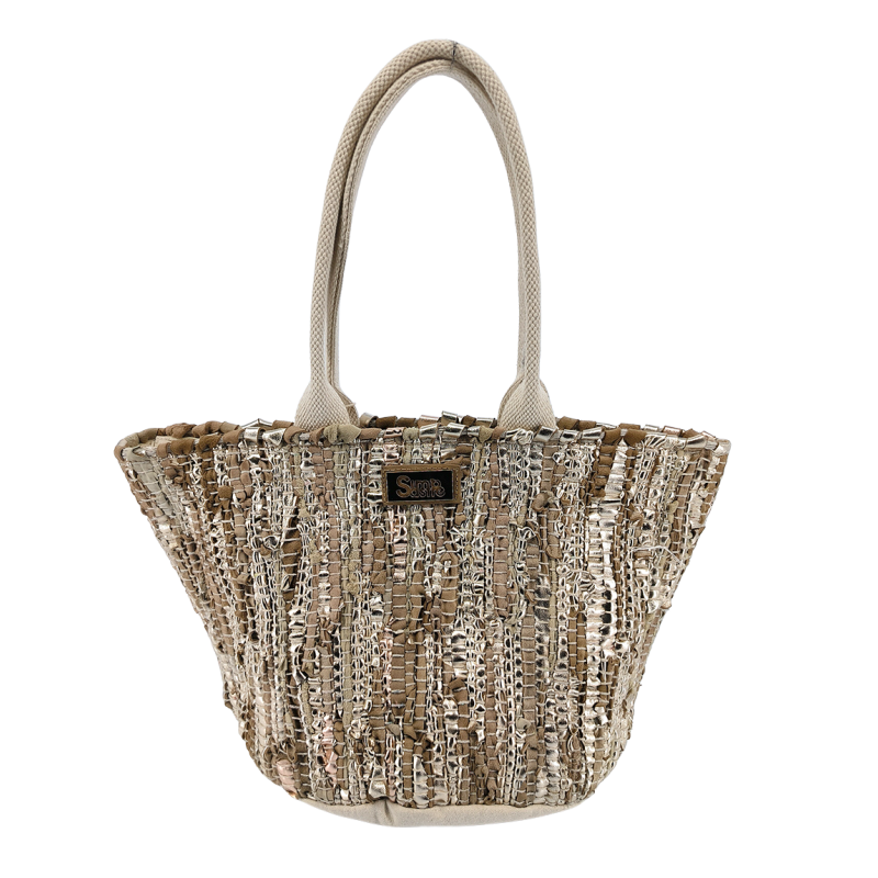 Bolso Hobo Trenzado Simó Sastre, modelo Briana, colección yute 2025.