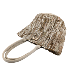 Bolso Hobo Trenzado Simó Sastre, modelo Briana, colección yute 2025.