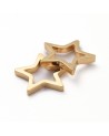 Abalorio de estrella de acero, para pulsera | Creasentidos.es
