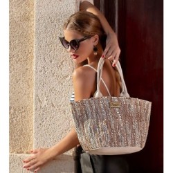 Bolso Hobo Trenzado Simó Sastre, modelo Briana, colección yute 2025.