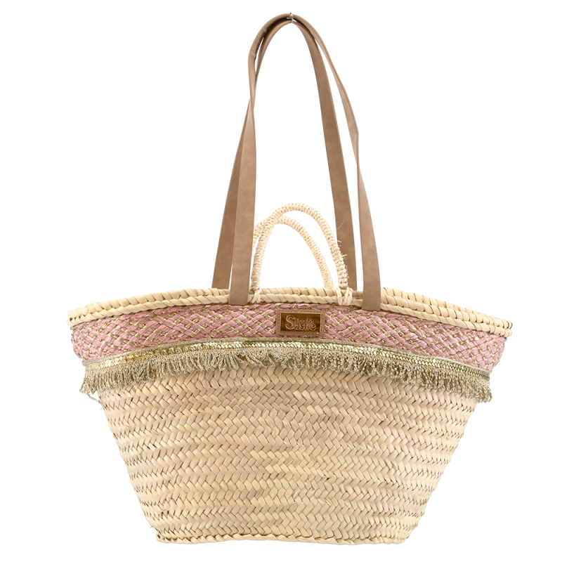 Bolso Clutch trenzado Simó Sastre, modelo Melanie, colección yute 2025.