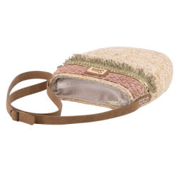 Bolso mediano trenzado Simó Sastre, modelo Melanie, colección yute 2025.