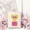 Bolsa personalizada profe con corazón y nombres | Dcorazón
