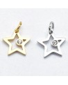 Estrella de acero inoxidable con circonita| Creasentidos