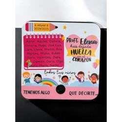 Imán musical profe con canción personalizada y USB | Dcorazón