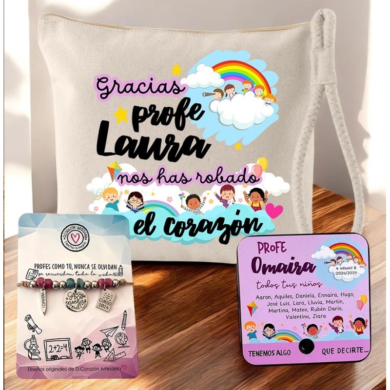 Imán musical profe con canción personalizada y USB | Dcorazón