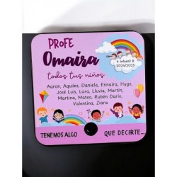 Imán musical profe con canción personalizada y USB | Dcorazón