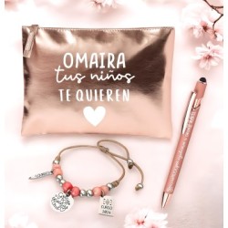 KIT para la profe, en color oro rosa | Dcorazón