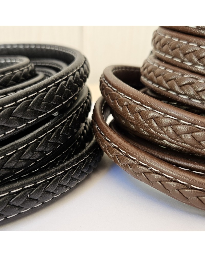 Cuero plano trenzado ideal para hacer pulseras 10mm | Creasentidos