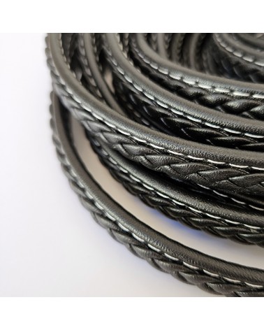 Cuero plano trenzado ideal para hacer pulseras 10mm | Creasentidos