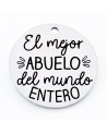 Medallas d├¡a del padre con frases bonitas, medida 25mm, hueco 2.5mm (1pc).