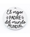 Medallas d├¡a del padre con frases bonitas, medida 25mm, hueco 2.5mm (1pc).
