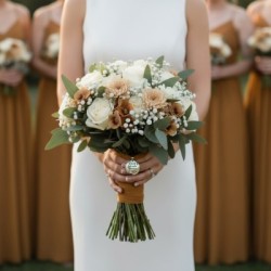 Medalla personalizada ramos de bodas | Dcorazón