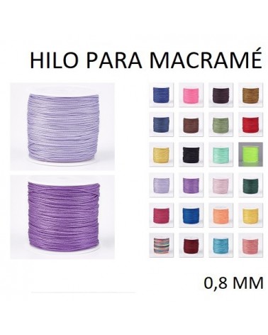 Hilo de nylon para macram├® grosor 0,8 mm