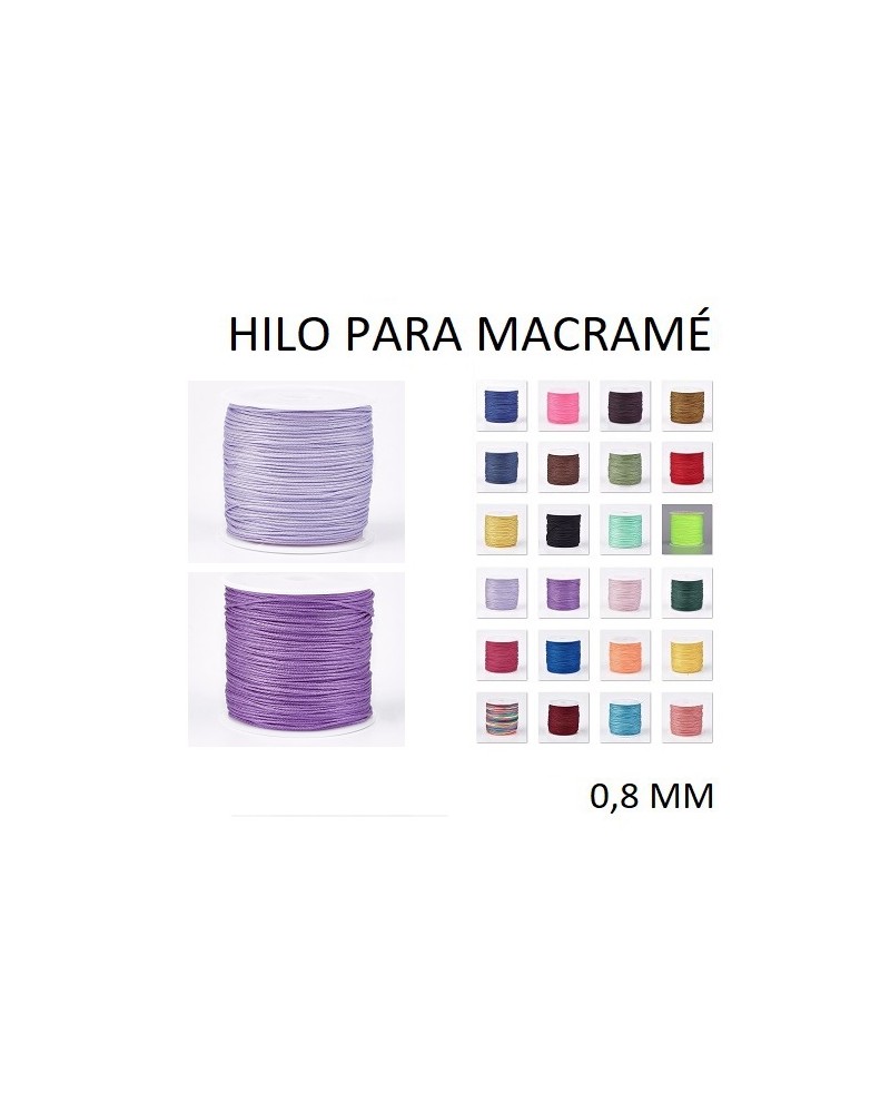 Hilo de nylon para macram├® grosor 0,8 mm