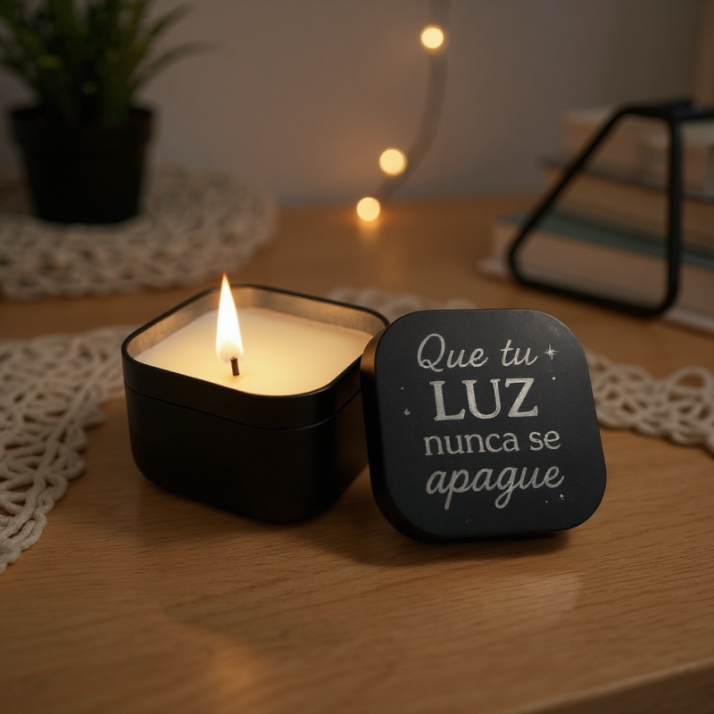 Velas personalizables con mensajes mágicos | Dcorazón