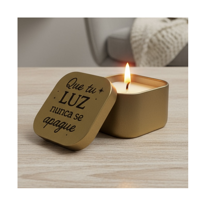 Velas personalizables con mensajes mágicos | Dcorazón