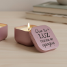 Velas personalizables con mensajes mágicos | Dcorazón