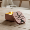 Velas personalizables con mensajes mágicos | Dcorazón