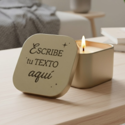 Velas personalizables con tu texto | Dcorazón
