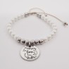 Pulsera perlas personalizada con el texto que quieras |Dcorazon