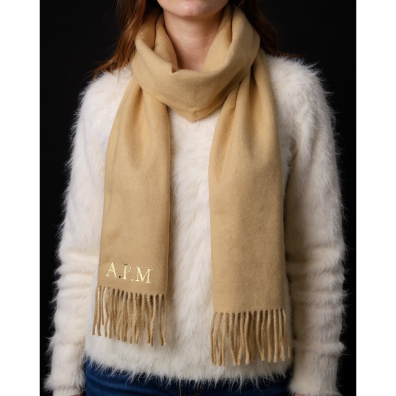 Bufanda personalizada con nombre o iniciales | Dcorazón