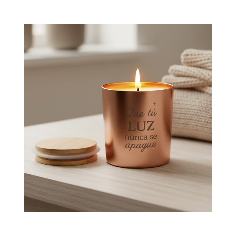 Velas personalizables con mensajes mágicos | Dcorazón