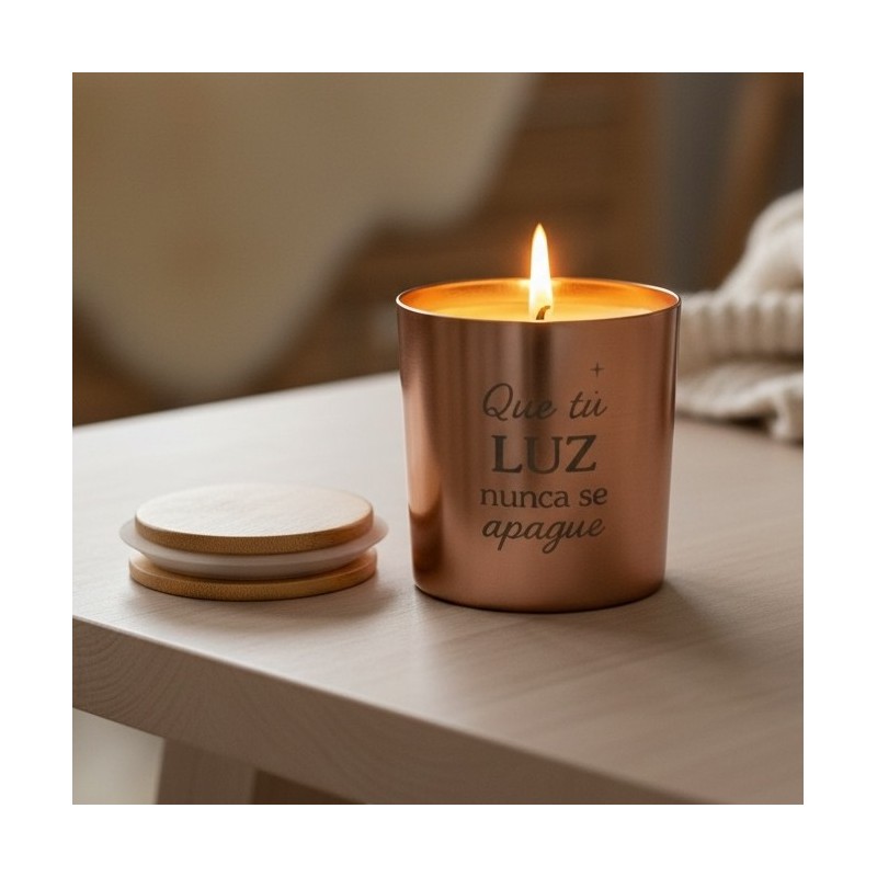 Velas personalizables con mensajes mágicos | Dcorazón