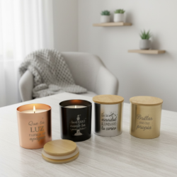 Velas personalizables con mensajes mágicos | Dcorazón