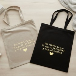 Bolsa  personalizada con nombre | Dcorazon