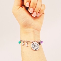 Pulsera para mamá de cadena personalizada montada en accero |Dcorazon